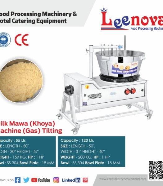 Milk Mawa (Khoya) Machine (Gas) Tilting