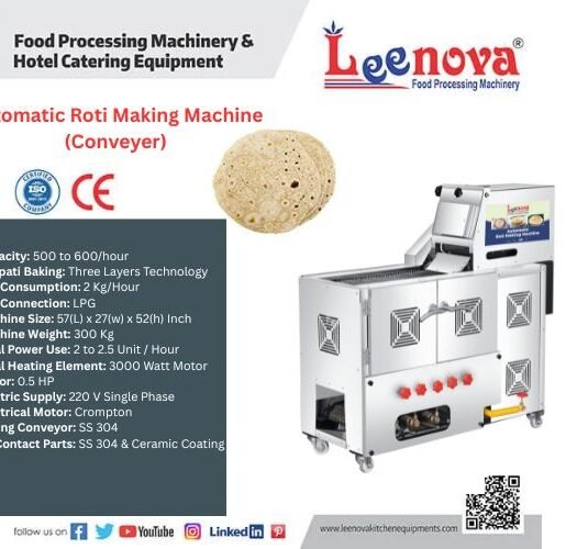 Automatic Roti (Chapati) Making Machine (Conveyer)