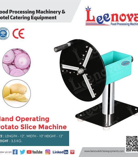 Hand Operating Potato Slice Machine, Hand Operated Potato Slicer Machine