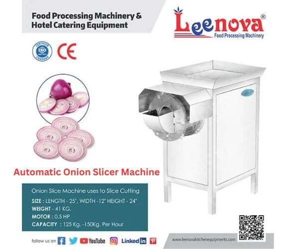 Automatic Onion Slicer Machine