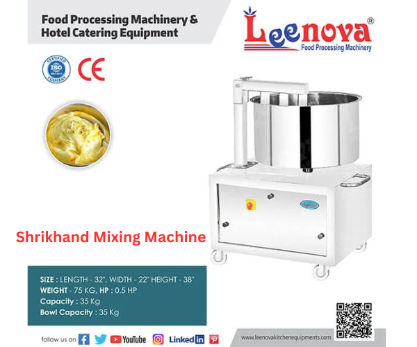 Shrikhand Mixing Machine