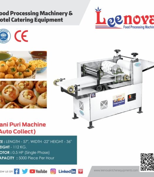 Pani Puri Machine (Auto Collect)