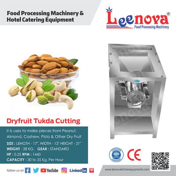 Dry Fruit Tukda Machine, Dry Fruit Cutting Machine