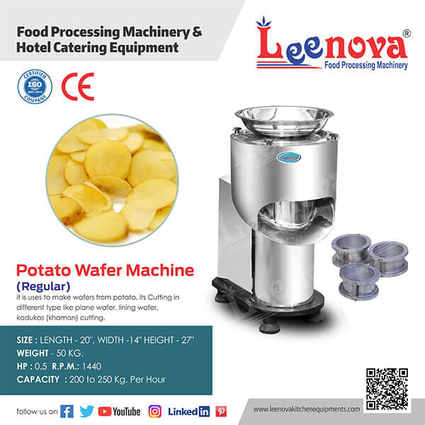 Potato Wafer Machine, Potato Chips Making Machine