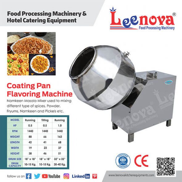 Coating Pan Machine, Flavour Coating Pan Machine