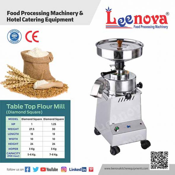 Fully Automatic Flour Mill, Table Top Flour Mill